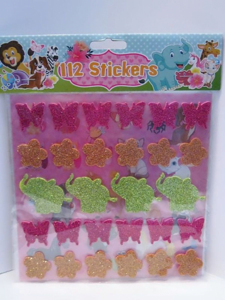 4x Sticker Bögen 112 Aufkleber Tiere 4x Sticker Bögen 112 Aufkleber Tiere