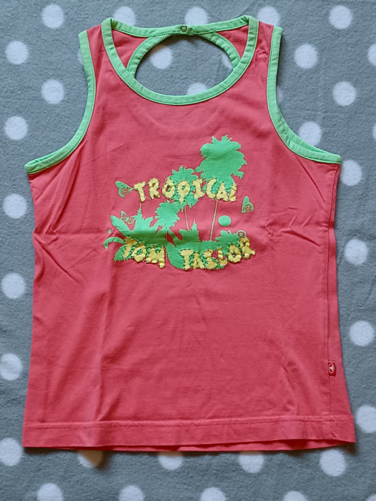 Tom Tailor Top Mädchen Bedruckung Tropical Rosa Sommer Größe S 140 Tom Tailor Top Mädchen Bedruckung Tropical Rosa Sommer Größe S 140
