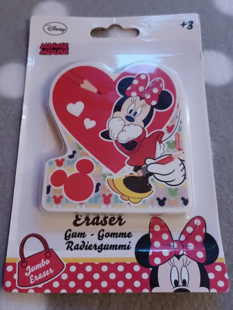 Radiergummi XXL Disney Minnie Maus 9x8cm Motive Radiergummi XXL Disney Minnie Maus 9x8cm Motive