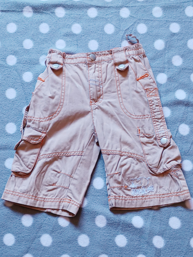 My little Bear Hose Cargohose Jungen bestickt Beige Größe 86 My little Bear Hose Cargohose Jungen bestickt Beige Größe 86