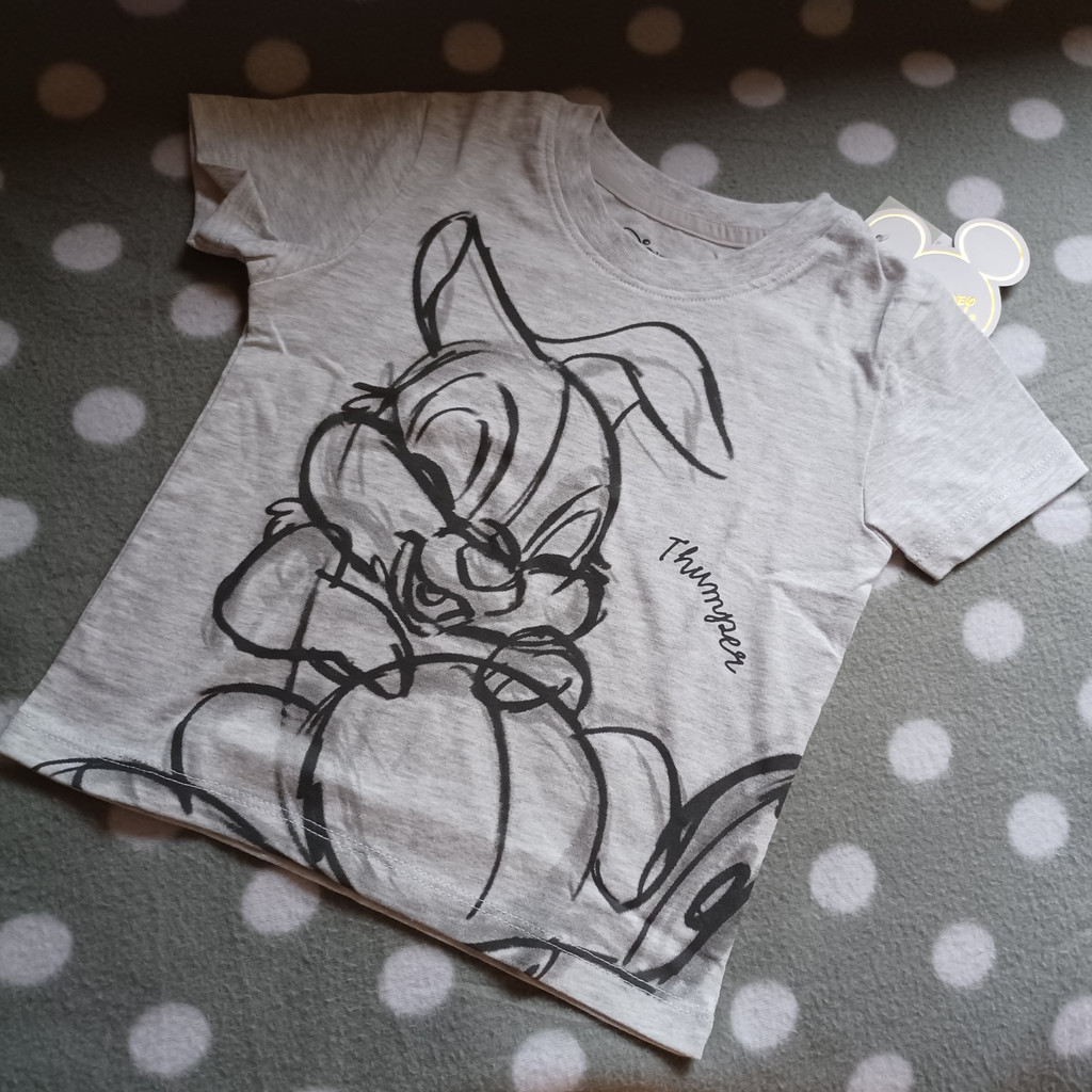 Disney Shirt Mädchen Klopfer Grau Größe 74 (6-9 Monate)