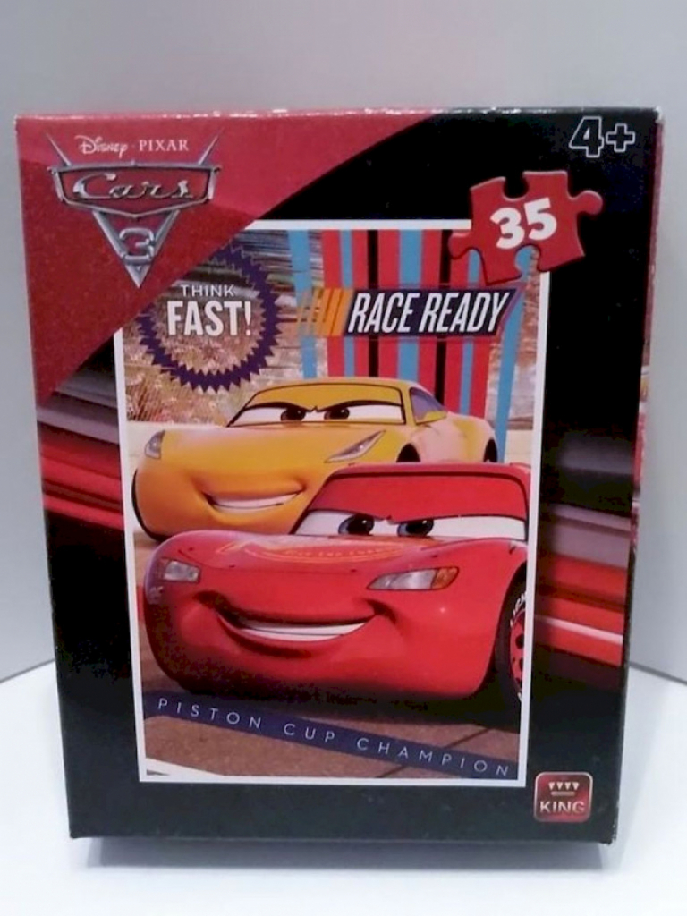 King FLC06/18 Disney Cars III Puzzle 35tlg.  King FLC06/18 Disney Cars III Puzzle 35tlg.