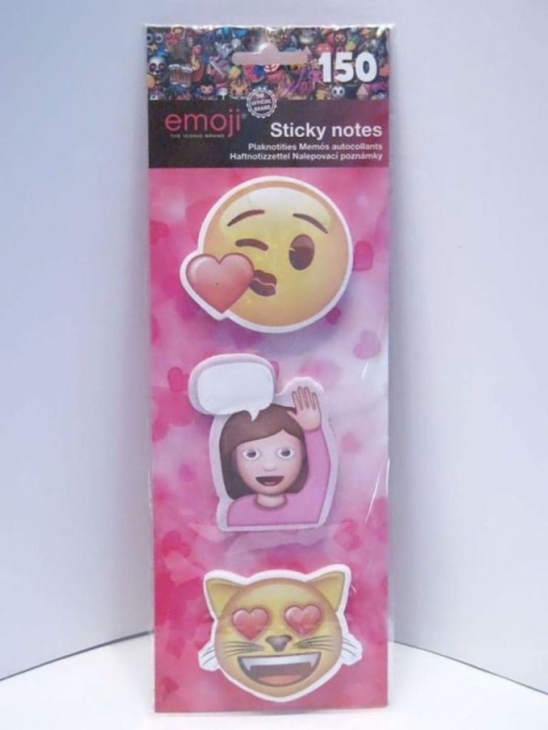 Emoji Haftnotizzettel Notizblock 3 Stück Emoji Haftnotizzettel Notizblock 3 Stück