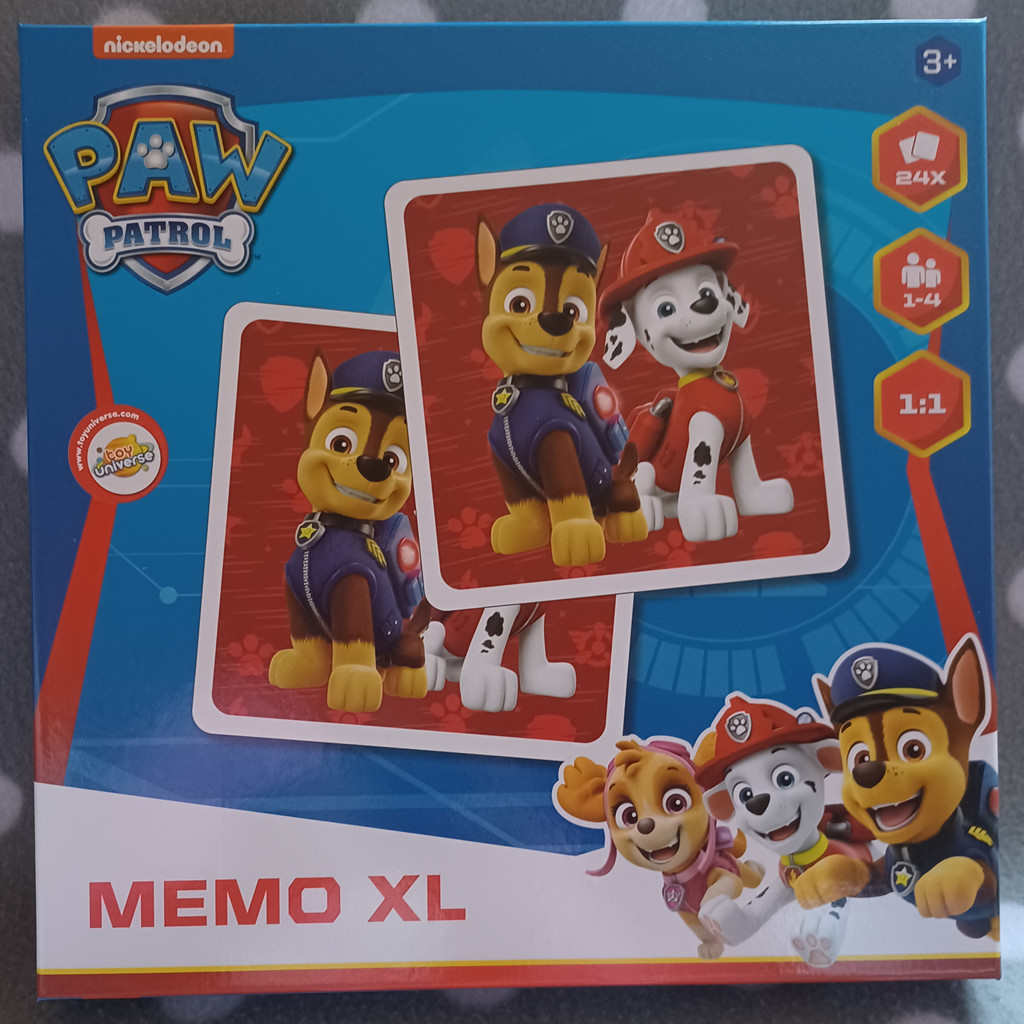 Memo XL Spiel - 24teilig - PAW Patrol Memo XL Spiel - 24teilig - PAW Patrol