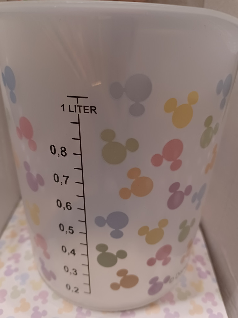 Mickey Mouse Küchenutensilien-Set mit Messbecher