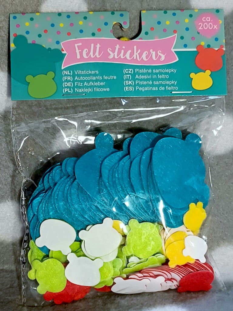 Aufkleber aus Filz Sticker ca. 200 Stück Tierkopf Aufkleber aus Filz Sticker ca. 200 Stück Tierkopf