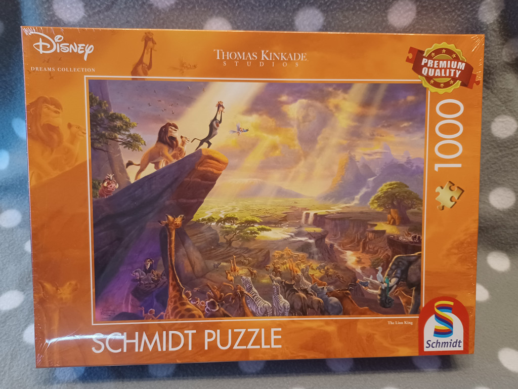Disney König der Löwen Thomas Kinkade Puzzle 1000 Teile Premium Qualität Schmidt