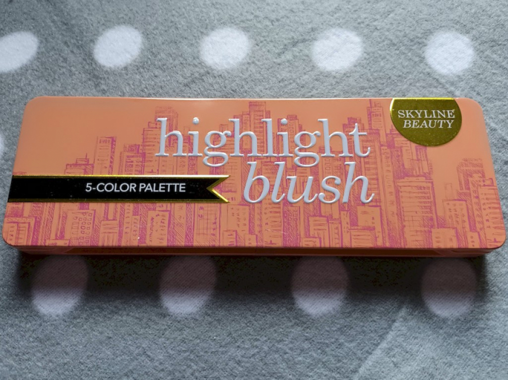 Kosmetik Schminke Blush & Highlight Palette 30g mit 5 Farben #16444