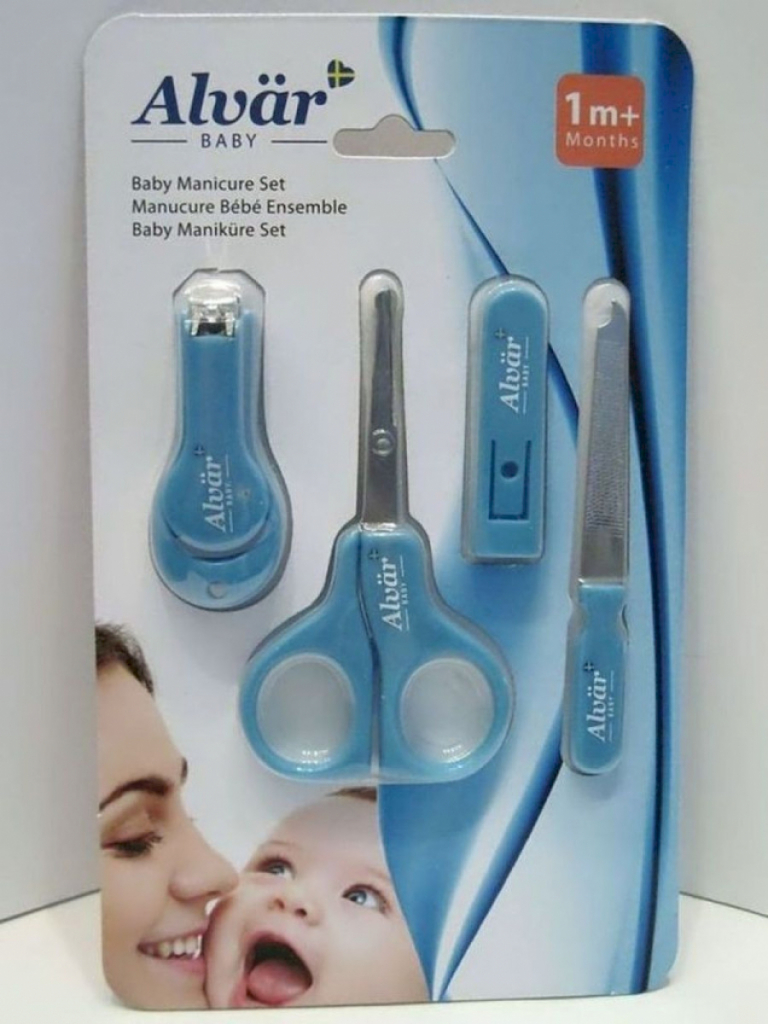Alvär Baby Baby Maniküre Set 3tlg. 1m+ Blau Alvär Baby Baby Maniküre Set 3tlg. 1m+ Blau