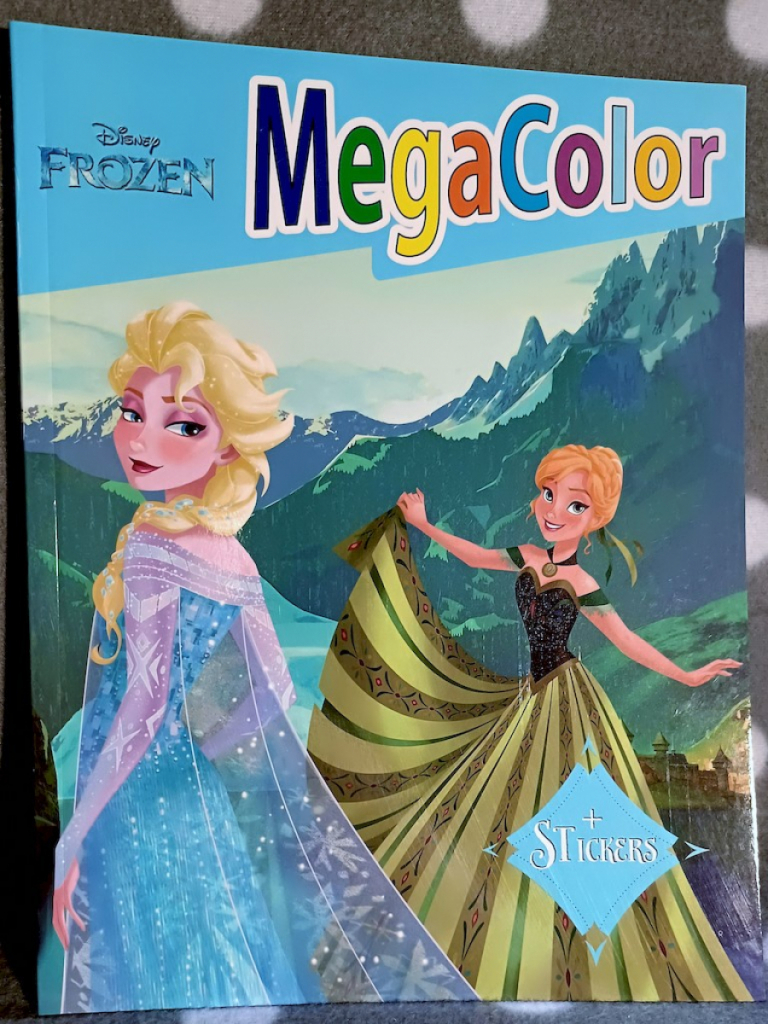 Disney Malbuch Malheft Megacolor plus Stickerbogen Frozen II #16584