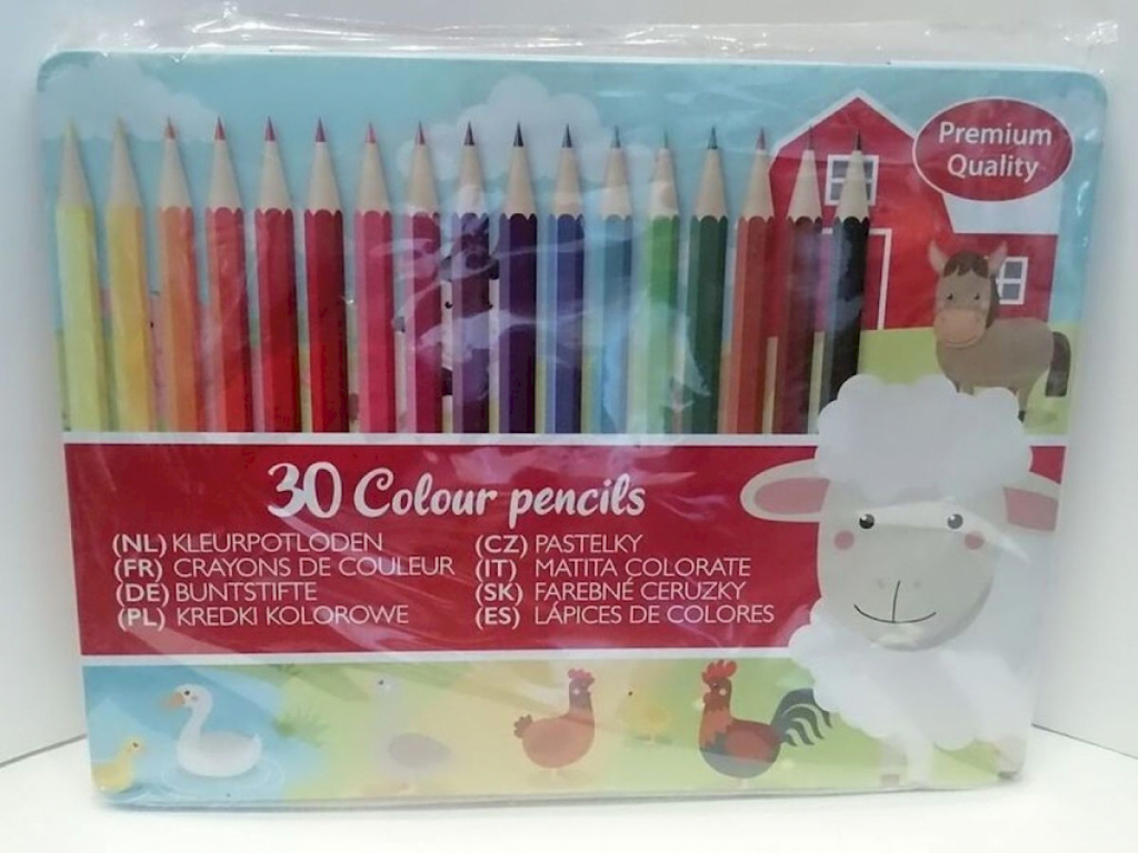 Buntstifte 30 Malstifte versch. Farben #14497