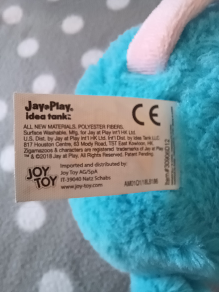 Joy Toy Zigamazoos Sparkle Eyes Kuscheltier Plüschfigur 15cm