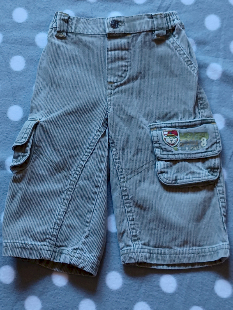 Berti Hose Cordhose Cargohose Jungen Grün Größe 74 Berti Hose Cordhose Cargohose Jungen Grün Größe 74
