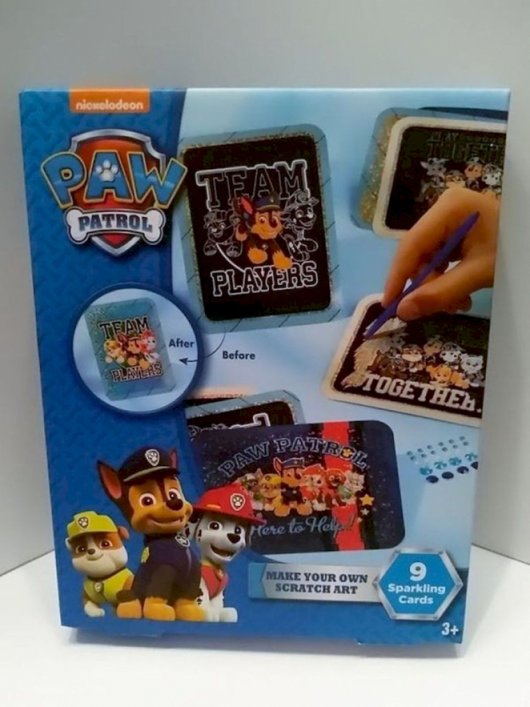 Spin Master PAW Patrol Kreieren Sie Ihre eigenen Kratzbildkarten #13913