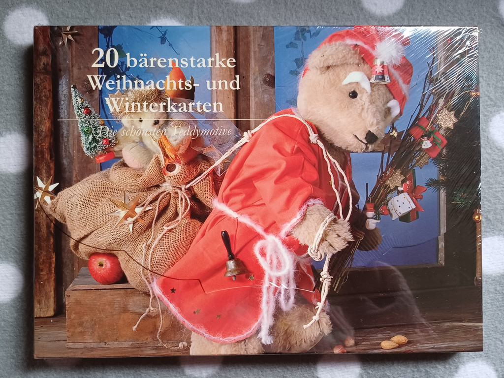 20 bärenstarke Weihnachts- und Winterkarten - incl. Umschläge #17738