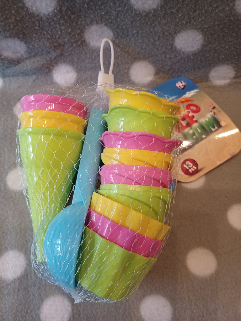13tlg. Sandspielzeug Set Eiscreme Sandform Eiswaffel Eislöffel