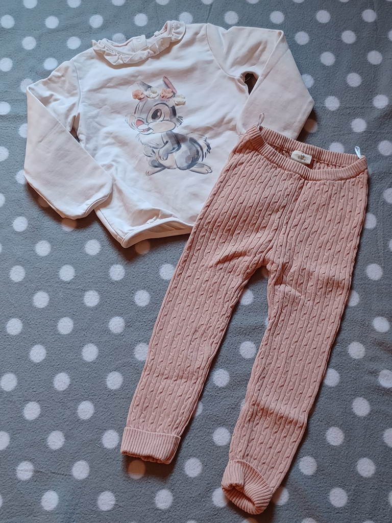 C&A Disney Klopfer Set Mädchen Größe 98 Weiß Rosa