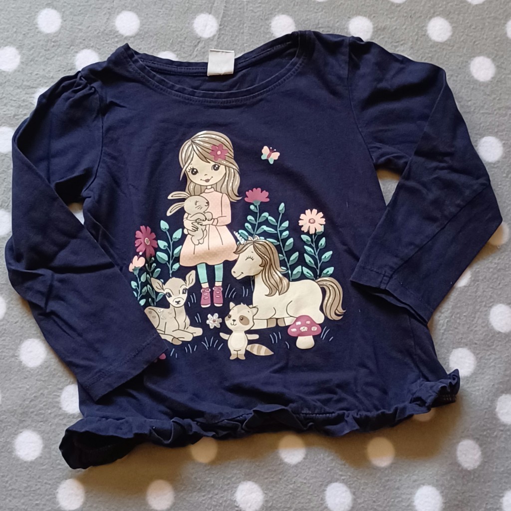 Kiki & Koko - Mädchen Langarm-Shirt in Dunkelblau - Größe 110 Kiki & Koko - Mädchen Langarm-Shirt in Dunkelblau - Größe 110
