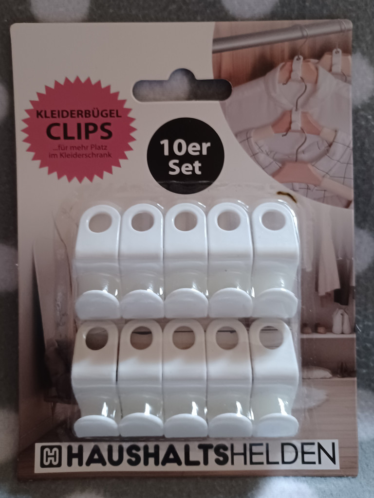 Kleiderbügel-Clips für optimalen Stauraum Kleiderbügel-Clips für optimalen Stauraum
