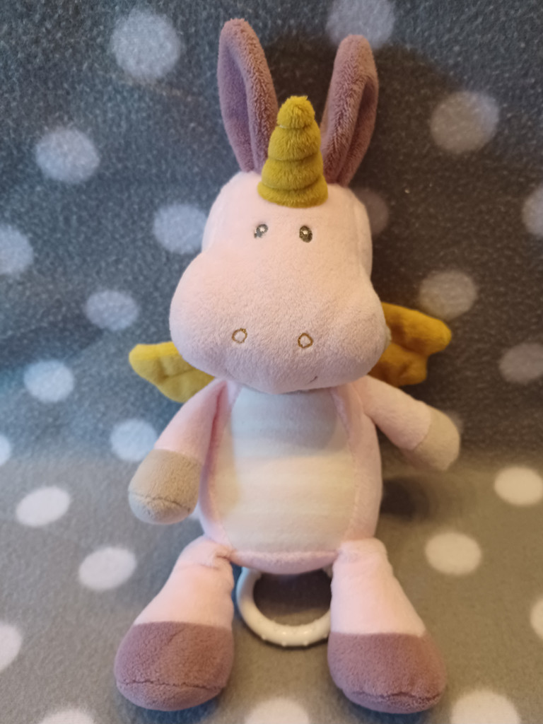 Topomini Einhorn Spieluhr Kuscheltier mit Melodie