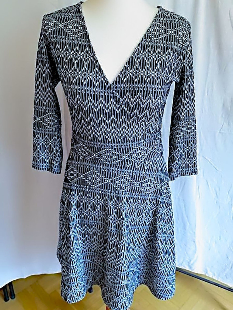 Tally Weijl kurzes Kleid Damen mit Rautenmuster Größe L Tally Weijl kurzes Kleid Damen mit Rautenmuster Größe L