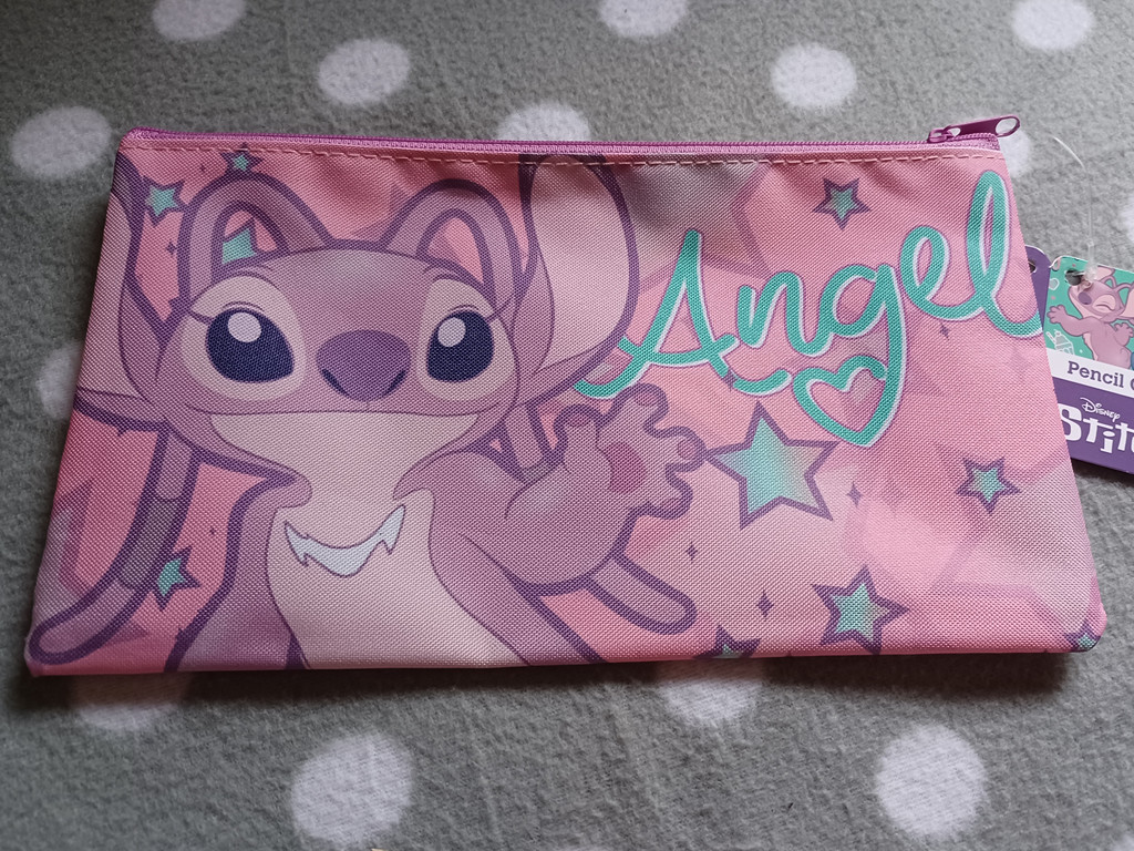 XXL Stifteetui 25x13 cm Stitch Angel – großes Stifte- und Zubehör-Etui XXL Stifteetui 25x13 cm Stitch Angel – großes Stifte- und Zubehör-Etui