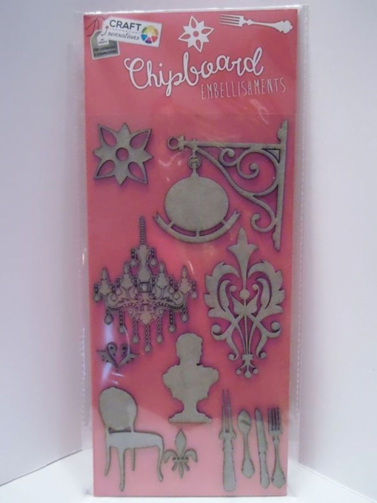 Craft DIY Chipboard Figuren Embellishments 9tlg. #16103