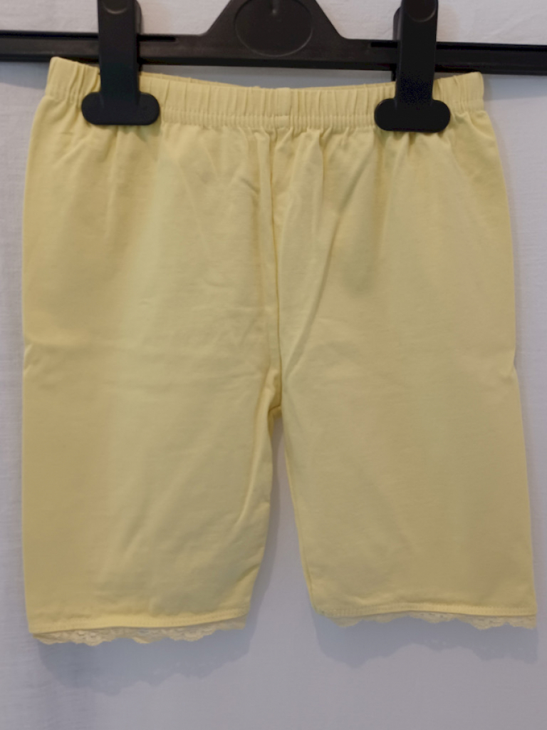 Topolino Hose Mädchen Gelb 3/4 mit Gummibund Größe 116 Topolino Hose Mädchen Gelb 3/4 mit Gummibund Größe 116