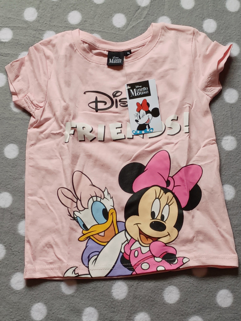 T-Shirt Disney Minnie Maus Mädchen Rosa Gr 116 #17507