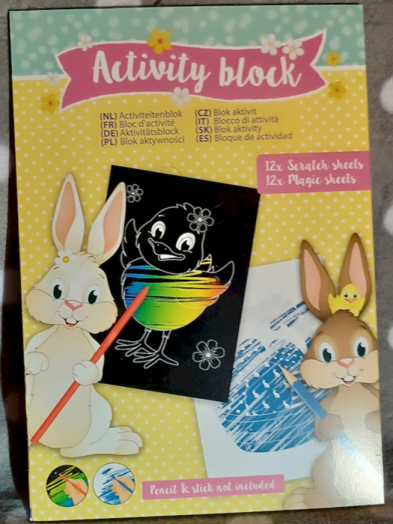 Ostern magischer Malblock zaubere Bilder hervor 24 Blatt  Ostern magischer Malblock zaubere Bilder hervor 24 Blatt