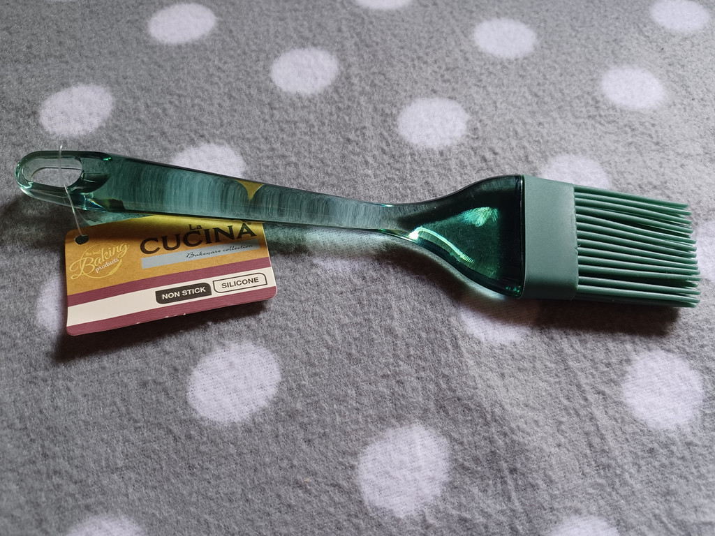 Backpinsel Bratenpinsel Küchenpinsel BBQ Pinsel grün Silikon