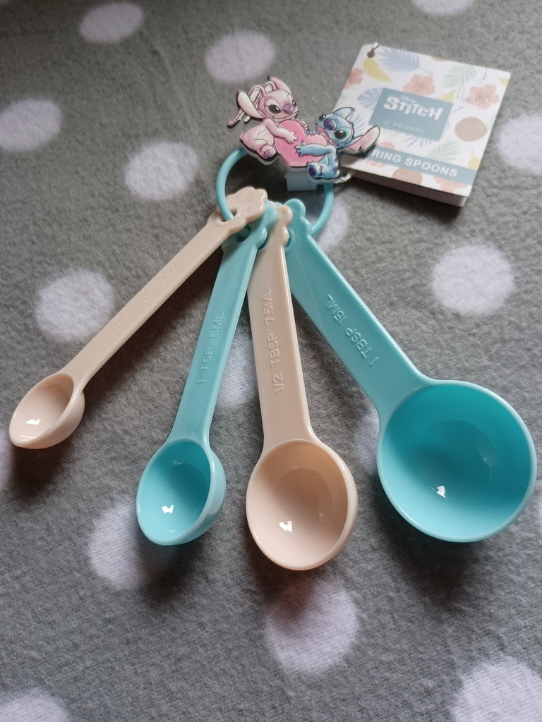 Primark 4er Set Messlöffel 2,5ml 15ml Dosierlöffel Disney Stitch
