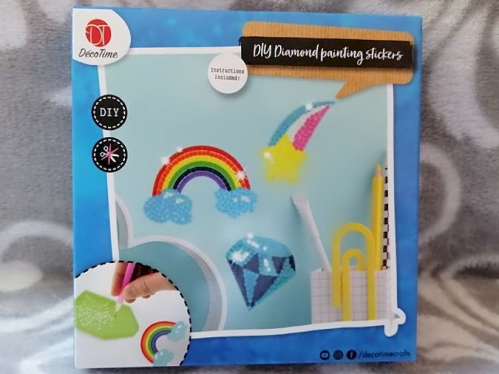 DIY Diamant-Bild Stickers Eigene Strassstickers machen DIY Diamant-Bild Stickers Eigene Strassstickers machen