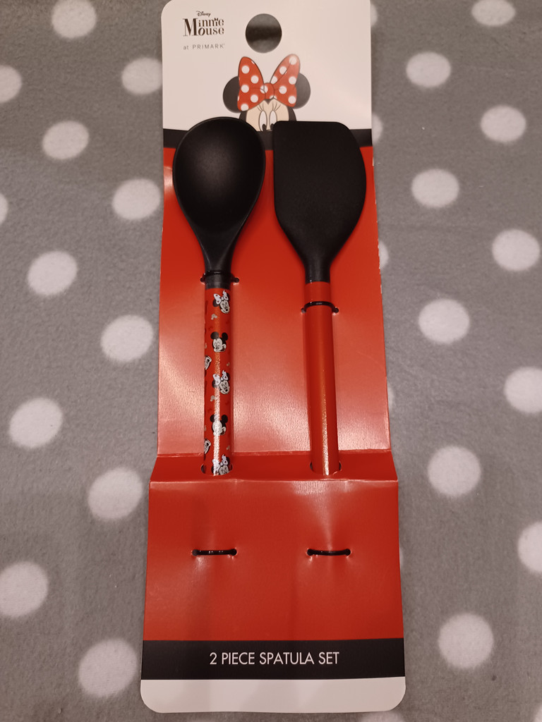 Disney Minnie Mouse 2-teiliges Spatel- bzw. Kochlöffel-Set für die Küche
