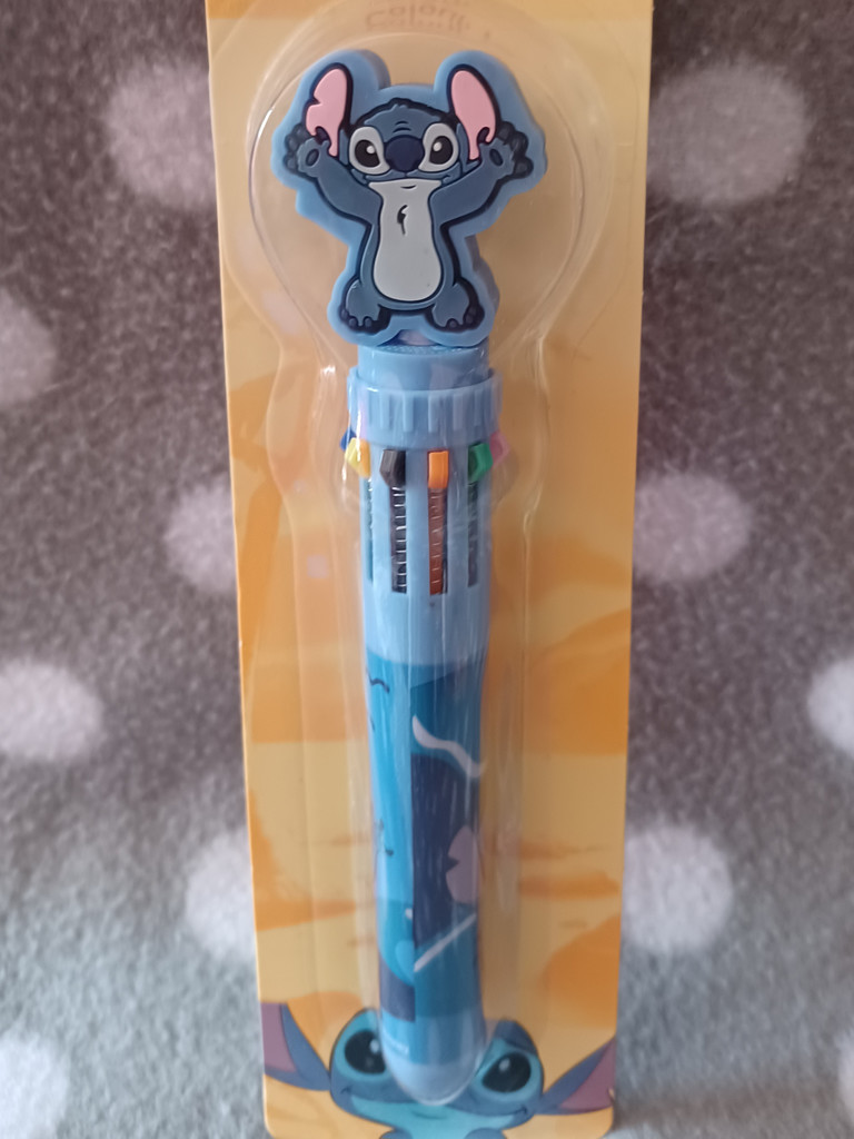 Disney Stitch 10 Farbminen Kugelschreiber Mehrfarbiger Stift für Kinder