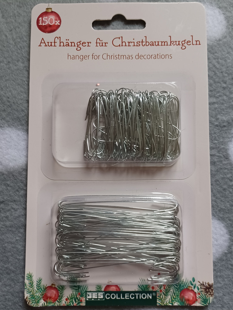 Aufhänger für Christbaumkugeln – 150 Stück in zwei Größen Aufhänger für Christbaumkugeln – 150 Stück in zwei Größen