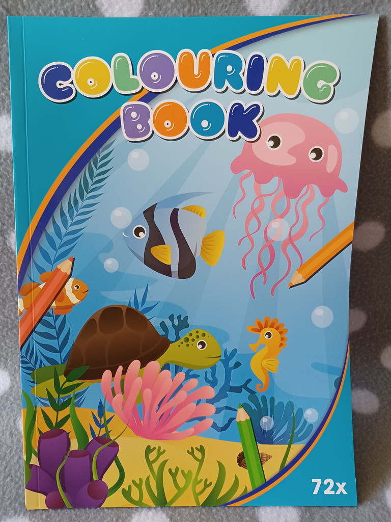 Malbuch Malheft Ausmalbuch Unterwasserwelt 72 Seiten