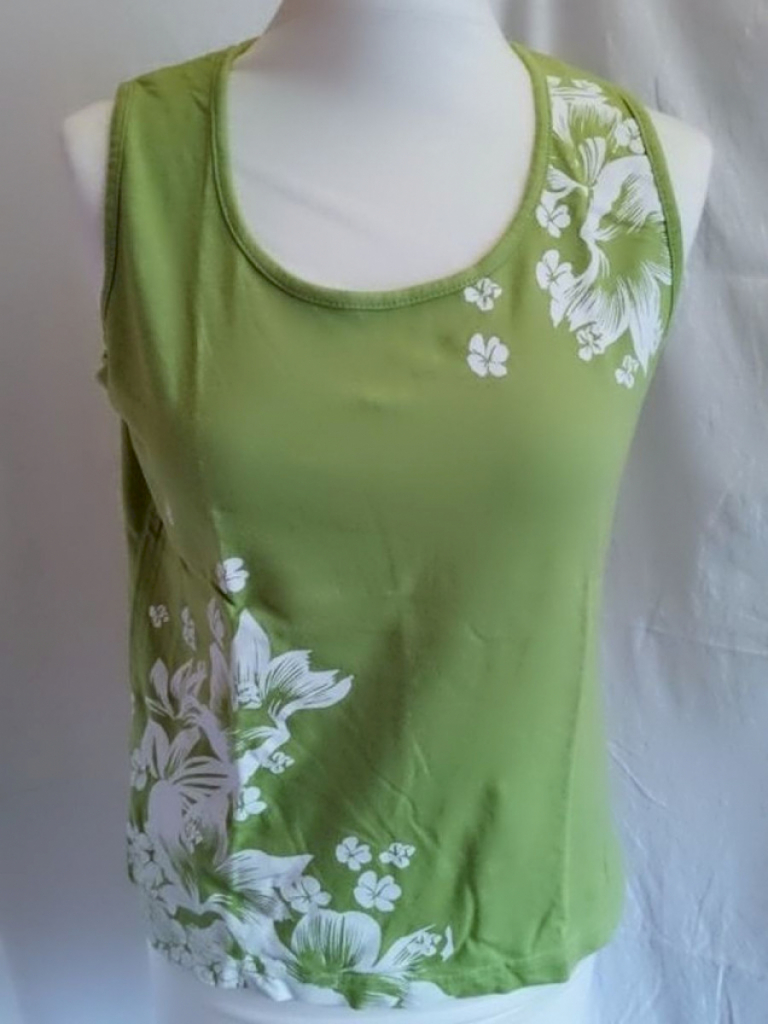 saix Damen Top Grün Blumenmuster Größe 40/42 saix Damen Top Grün Blumenmuster Größe 40/42