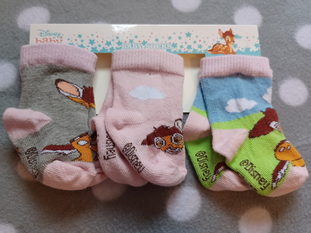 Socken Disney Baby 3er Pack Bambi Gr.68/74 #17388