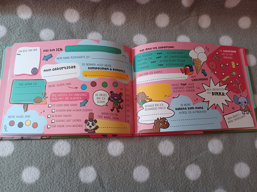 Dikka Freunde Das nashornstarke Kindergartenalbum Freundebuch für Kinder