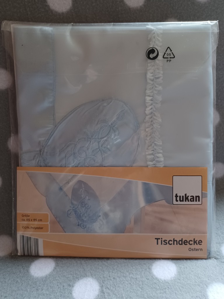 Ostern Tischdecke Blau 85X85cm Ostern Tischdecke Blau 85X85cm
