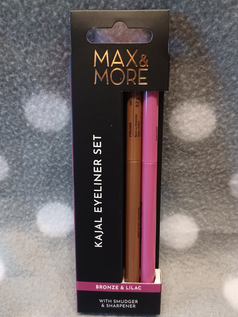 MAX & MORE Kajal Eyeliner Set Bronze & Lilac, vegan