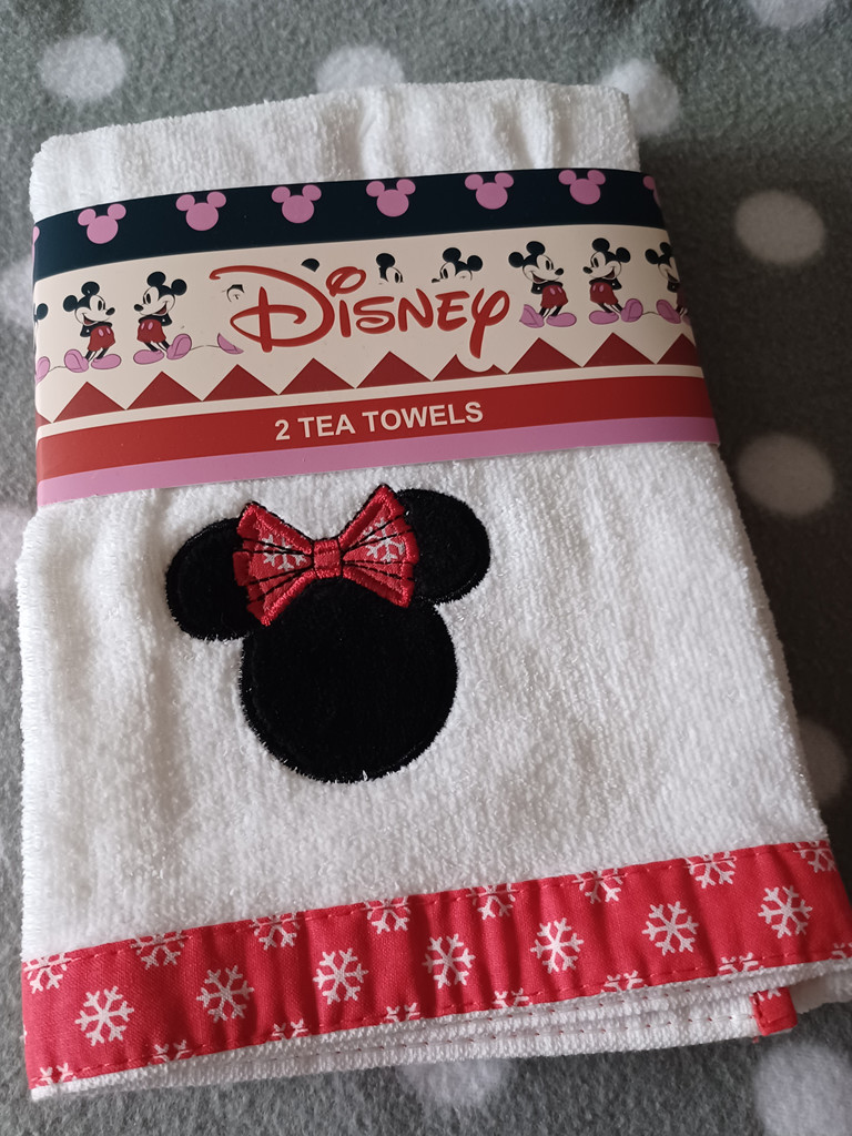 Disney Minnie Mouse Winter Edition: 2er-Set Geschirrtücher