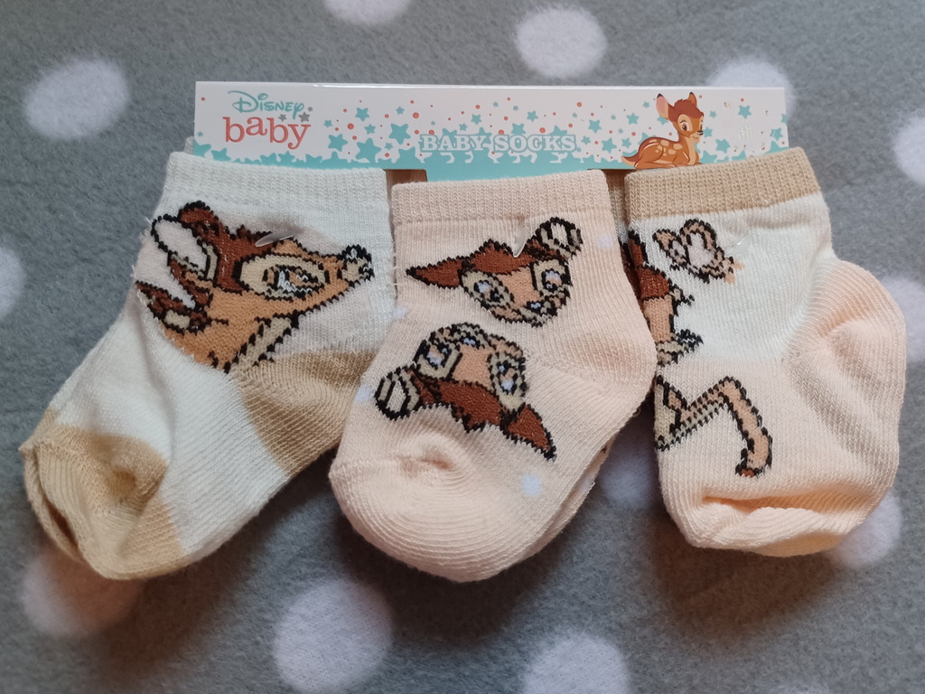 Socken Disney Baby 3er Pack Bambi Gr.80/86 #17390