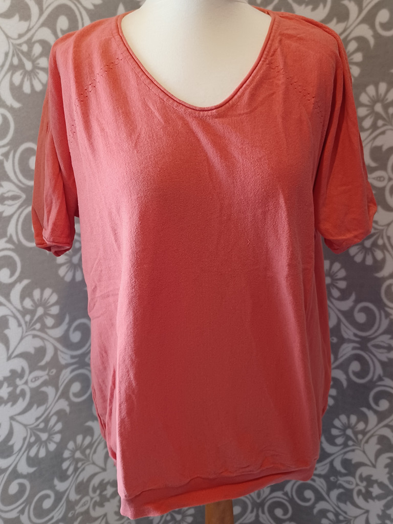 TCM Damen Kurzarm-Shirt in Orange Größe 44/46