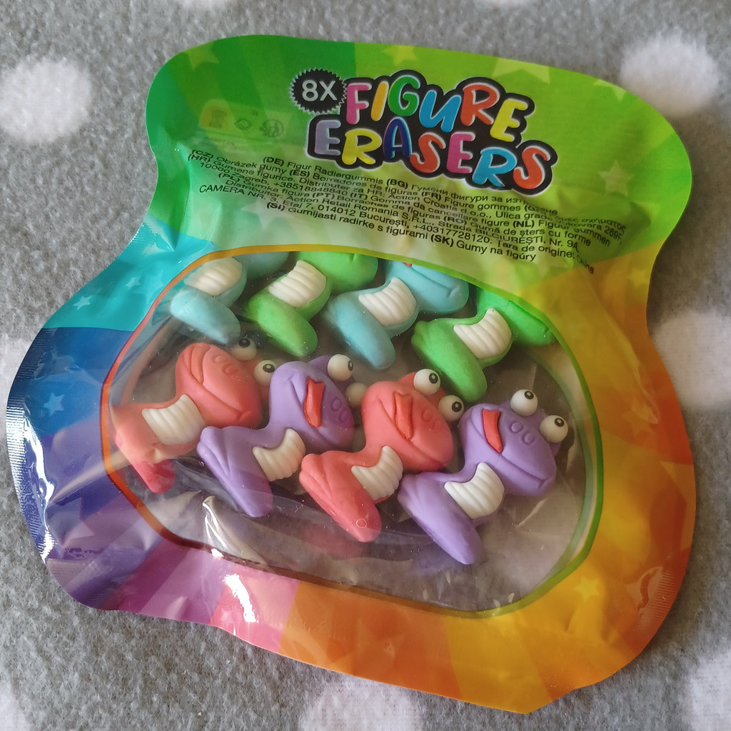 Radiergummi 8 Figuren Schlangen