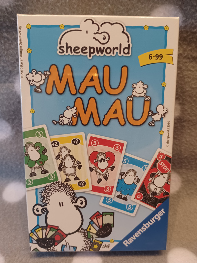 Ravensburger sheepworld Mau Mau Kartenspiel für Kinder Familie Freunde