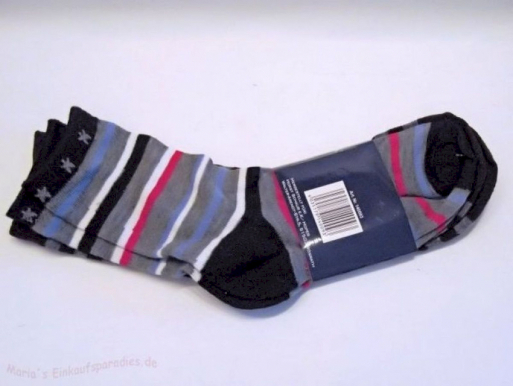 Socken Jungen 2er Pack gestreift Größe 27-30  Socken Jungen 2er Pack gestreift Größe 27-30