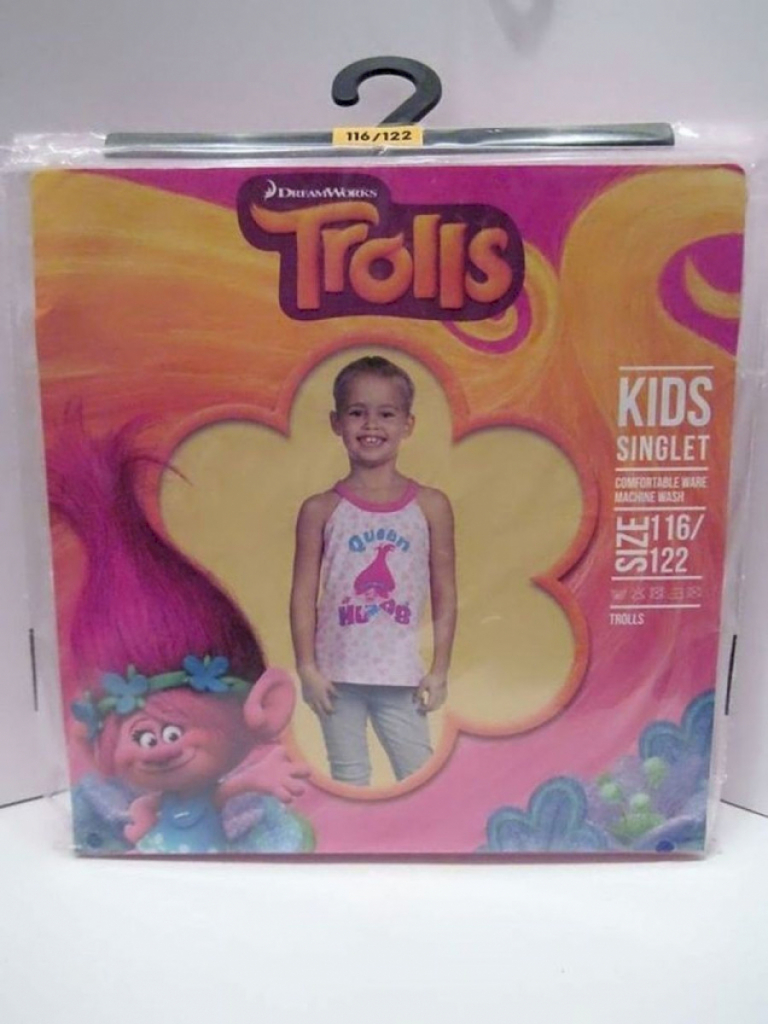 Top Hemd Trolls DreamWorks Größe 116/122 Top Hemd Trolls DreamWorks Größe 116/122