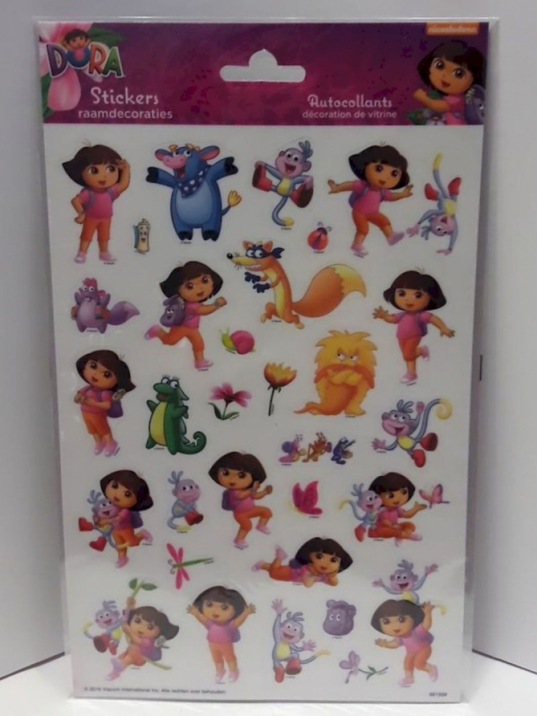 Nickelodeon Fenster Sticker Bogen Dora #16075